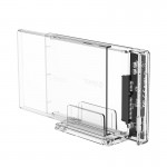 ORICO 2159U3-CR 2.5 inch Transparent USB3.0 Hard Drive Enclosure with Stand